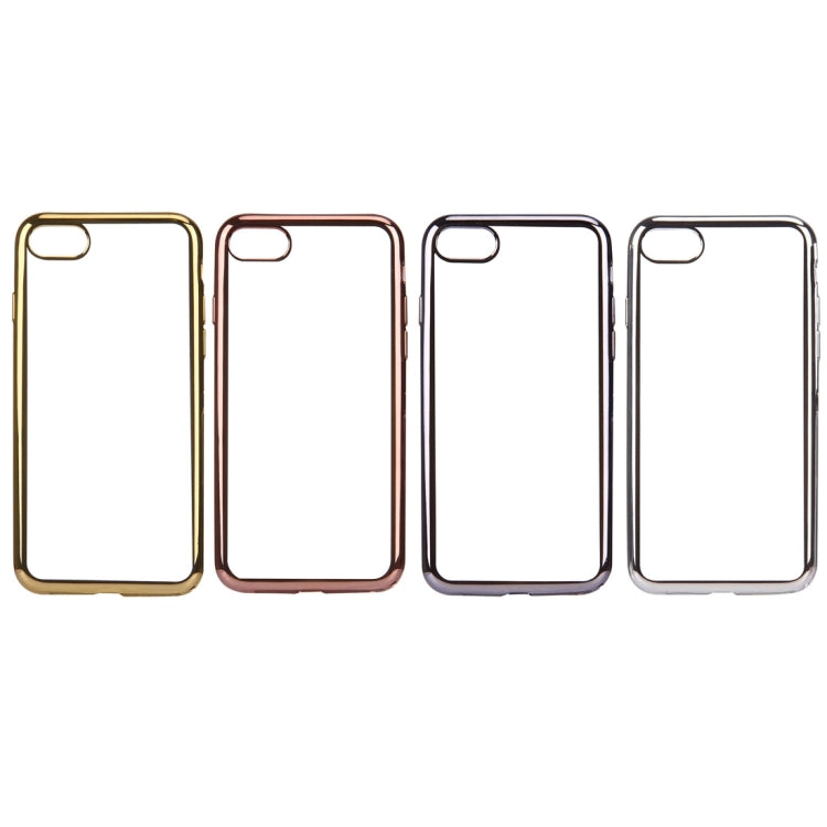 For  iPhone 8 & 7  Electroplating TPU Protective Back Cover Case