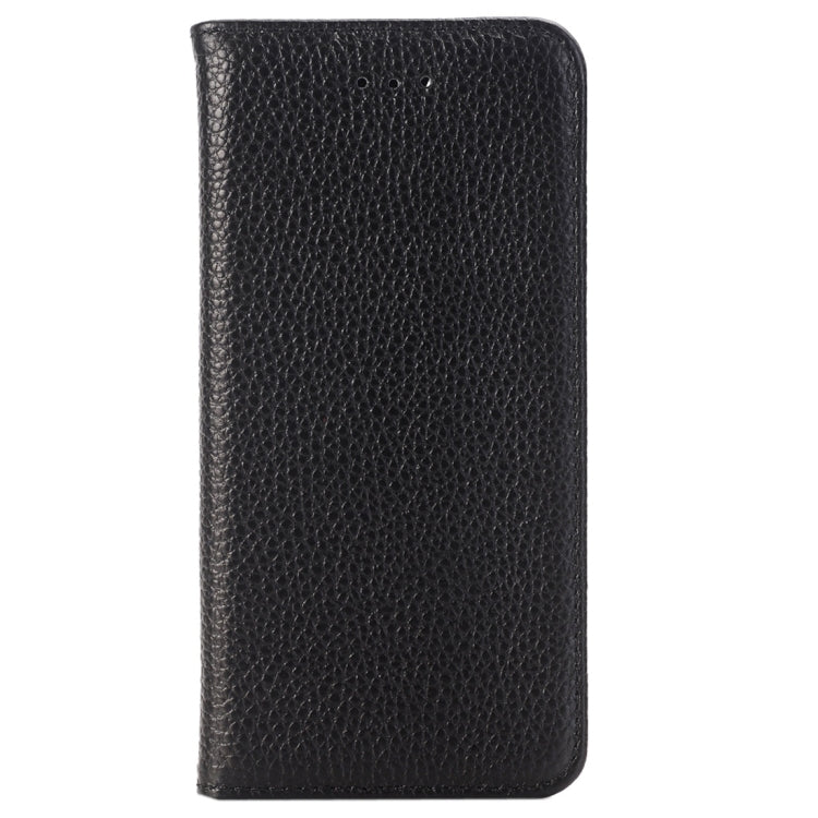 For  iPhone 8 & 7  Lichee Texture Horizontal Flip Genuine Leather Case with Holder & Card Slots & Wallet