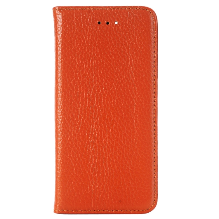 For  iPhone 8 & 7  Lichee Texture Horizontal Flip Genuine Leather Case with Holder & Card Slots & Wallet