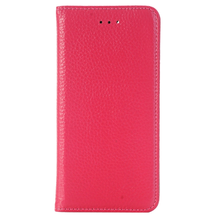 For  iPhone 8 & 7  Lichee Texture Horizontal Flip Genuine Leather Case with Holder & Card Slots & Wallet