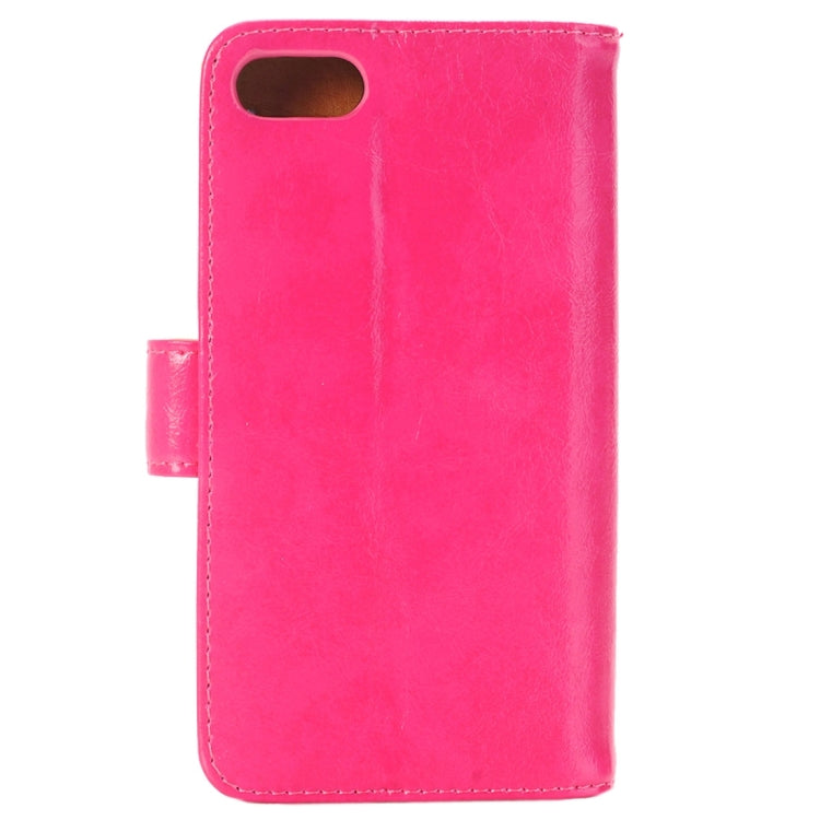 For  iPhone 8 & 7  Wallet Style Crazy Horse Texture  Horizontal Flip Leather Case with Holder & Card Slots & Wallet