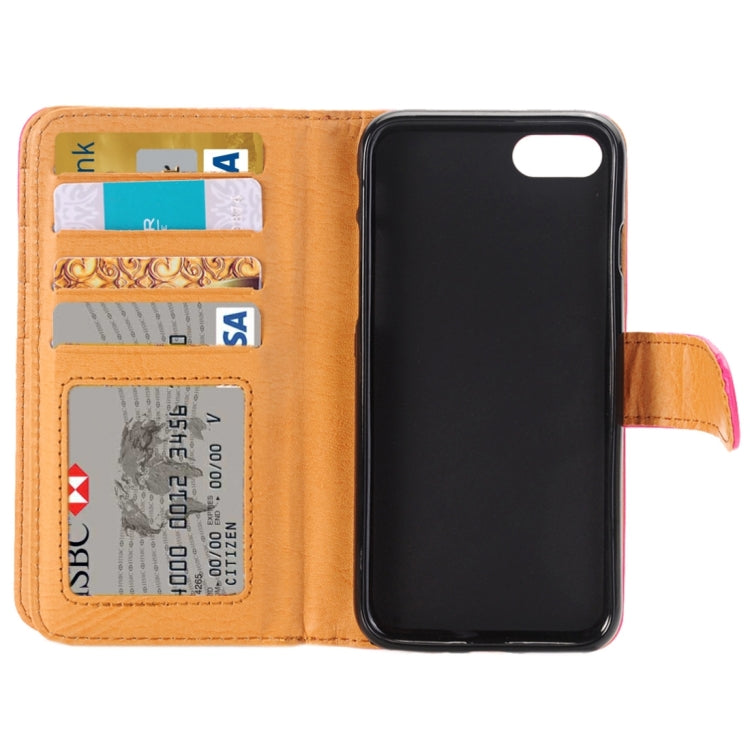 For  iPhone 8 & 7  Wallet Style Crazy Horse Texture  Horizontal Flip Leather Case with Holder & Card Slots & Wallet