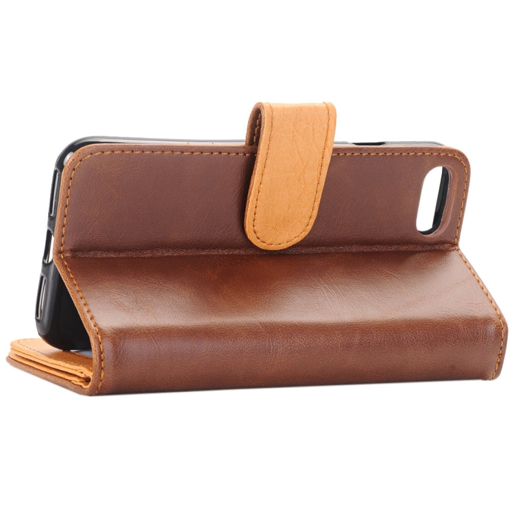 For  iPhone 8 & 7  Wallet Style Crazy Horse Texture  Horizontal Flip Leather Case with Holder & Card Slots & Wallet