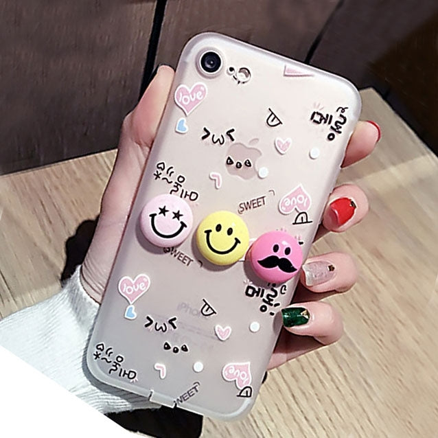 For  iPhone 8 & 7  3D Smiling Face Expression