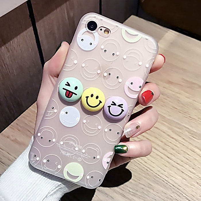 For  iPhone 8 & 7  3D Smiling Face Expression