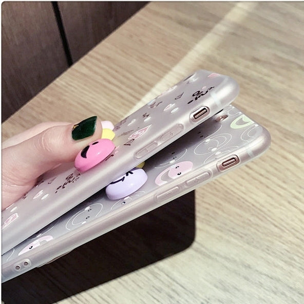 For  iPhone 8 & 7  3D Smiling Face Expression