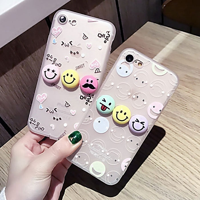 For  iPhone 8 & 7  3D Smiling Face Expression
