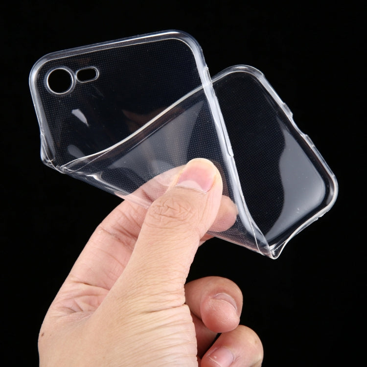 50 PCS for  iPhone 8 & 7  0.75mm Ultra-thin Transparent TPU Protective Case