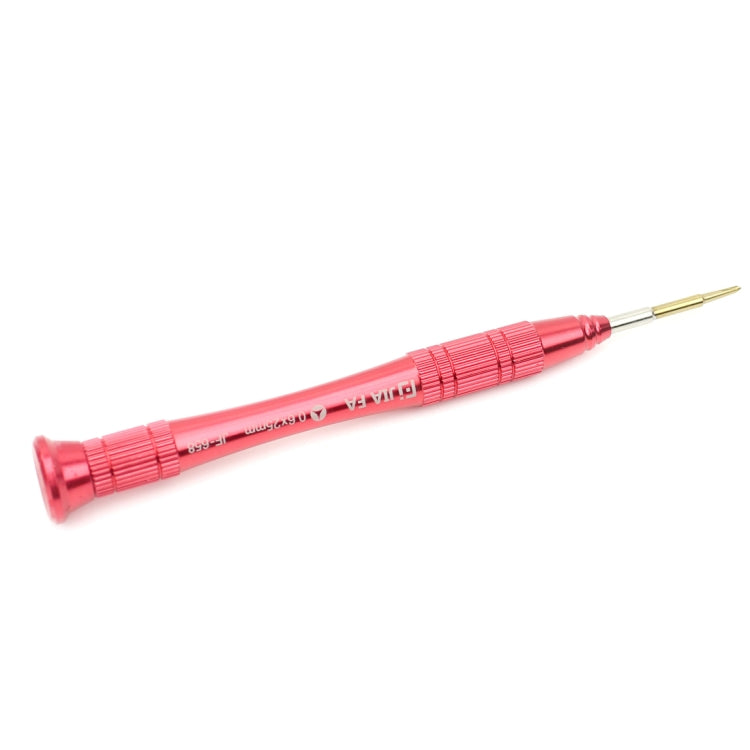 JIAFA JF-658-0.6 Tri-point 0.6 x 25mm Repair Screwdriver for iPhone 7 & 7 Plus (Red)