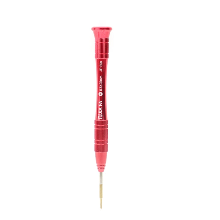 JIAFA JF-658-0.6 Tri-point 0.6 x 25mm Repair Screwdriver for iPhone 7 & 7 Plus (Red)