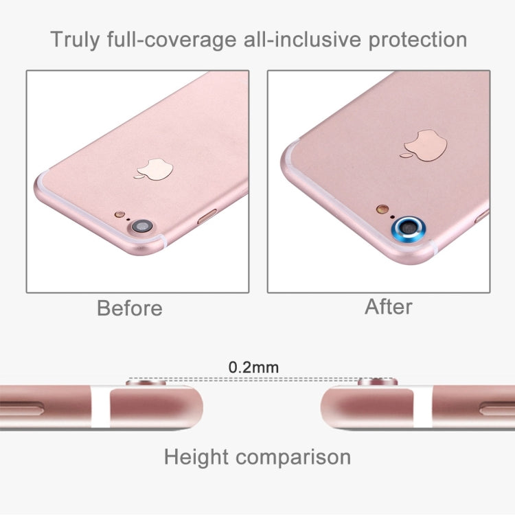 Ultrathin Rear Camera Protector Aluminum Protective Lens Ring for iPhone 7