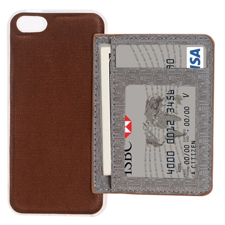 For  iPhone 8 & 7   Flexible Card Slots Leather Case with Holder & Card Slots & Wallet
