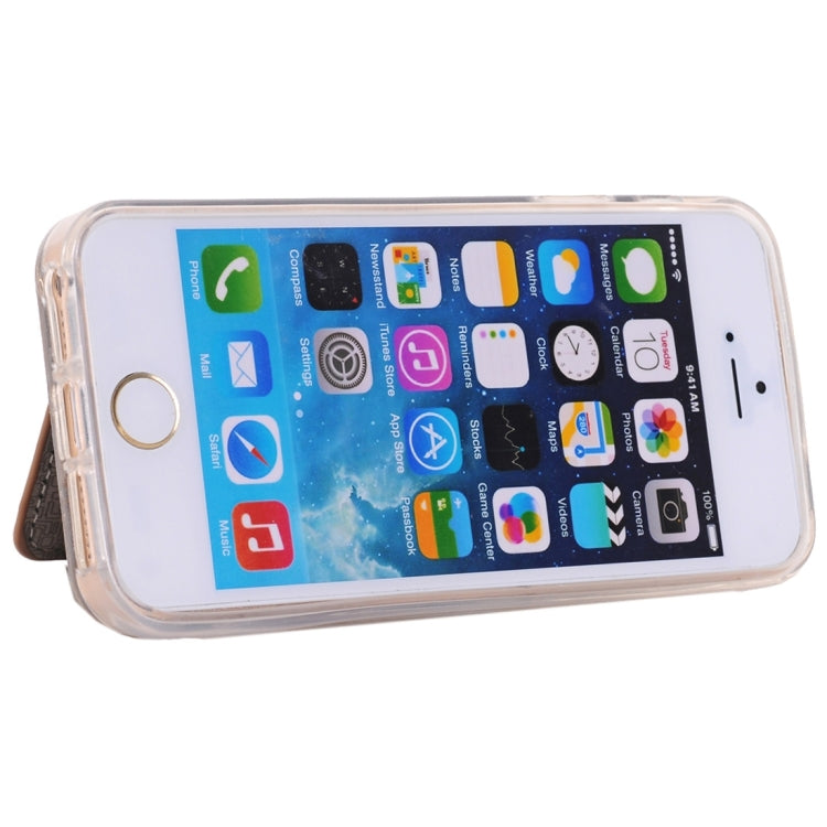For  iPhone 8 & 7   Flexible Card Slots Leather Case with Holder & Card Slots & Wallet