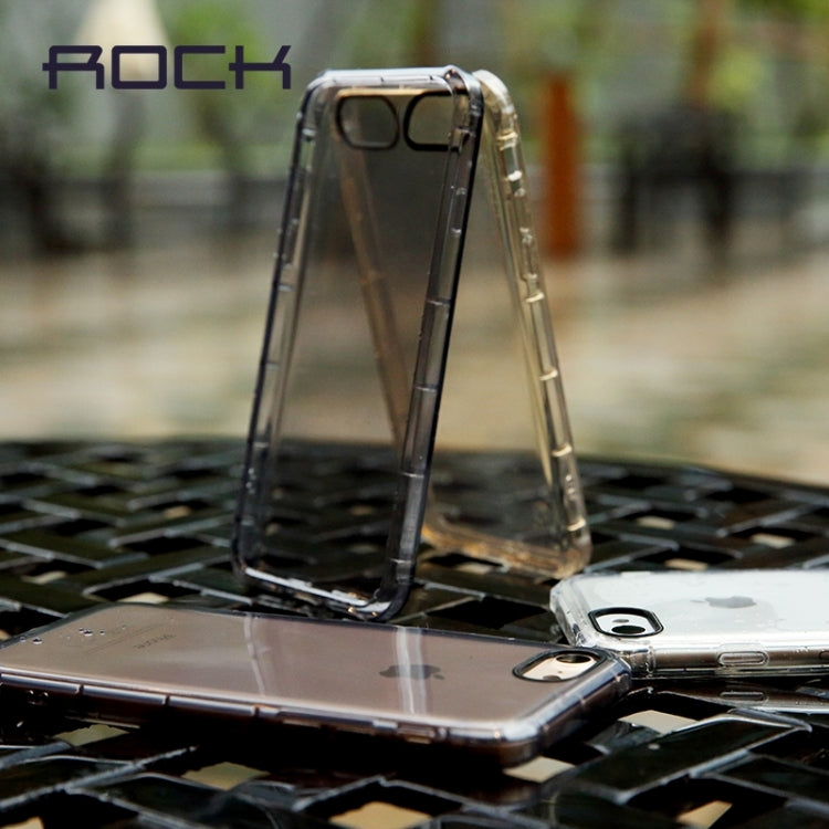 Rock for  iPhone 8 & 7  Fence Series Drop Protection Case Transparent Soft TPU Air Sacs Shockproof Protective Back Case