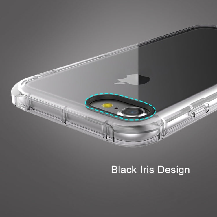 Rock for  iPhone 8 & 7  Fence Series Drop Protection Case Transparent Soft TPU Air Sacs Shockproof Protective Back Case