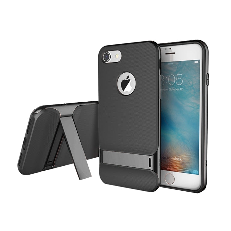Rock Royce Stand Series for  iPhone 8 & 7 Business Style TPU + PC Protective Case with Holder
