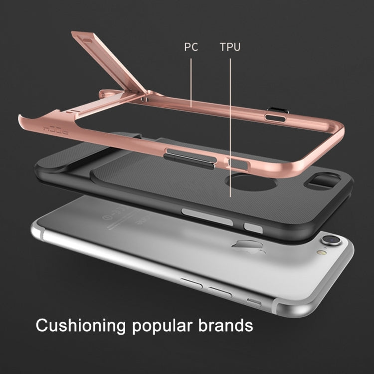 Rock Royce Stand Series for  iPhone 8 & 7 Business Style TPU + PC Protective Case with Holder