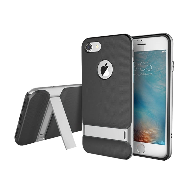 Rock Royce Stand Series for  iPhone 8 & 7 Business Style TPU + PC Protective Case with Holder