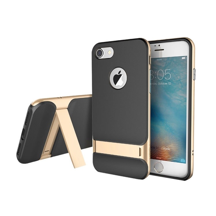 Rock Royce Stand Series for  iPhone 8 & 7 Business Style TPU + PC Protective Case with Holder