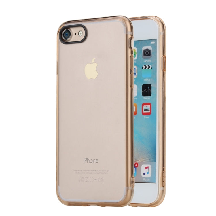 Rock for  iPhone 8 & 7  Pure Series Concise Style Ultrathin Transparent TPU + PC Protective Back Case