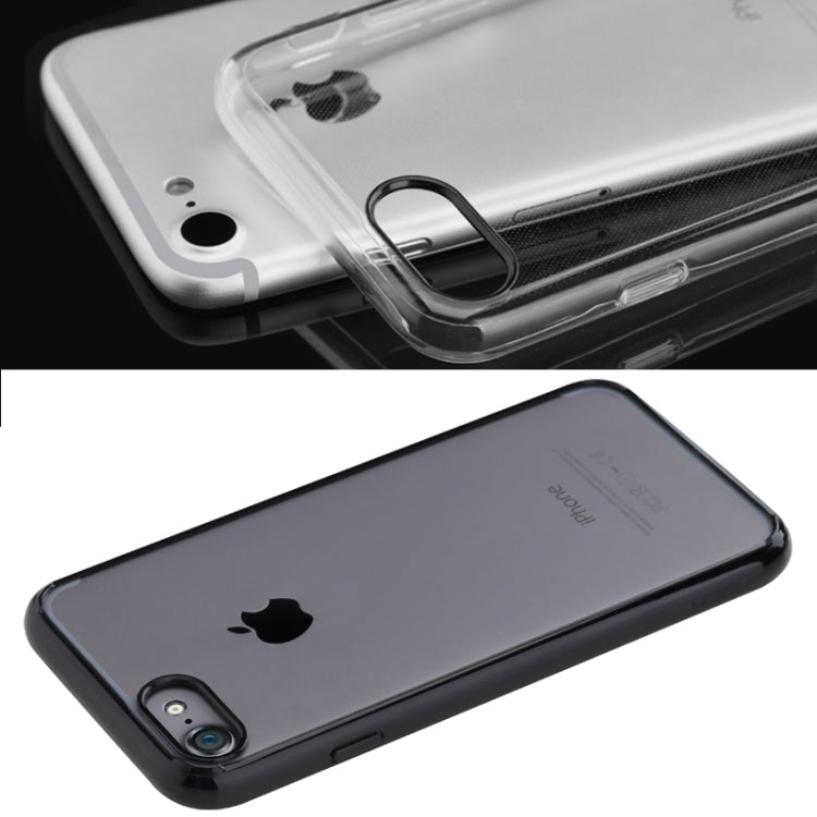 Rock for  iPhone 8 & 7  Pure Series Concise Style Ultrathin Transparent TPU + PC Protective Back Case