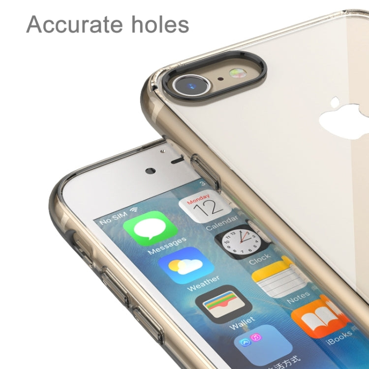 Rock for  iPhone 8 & 7  Pure Series Concise Style Ultrathin Transparent TPU + PC Protective Back Case