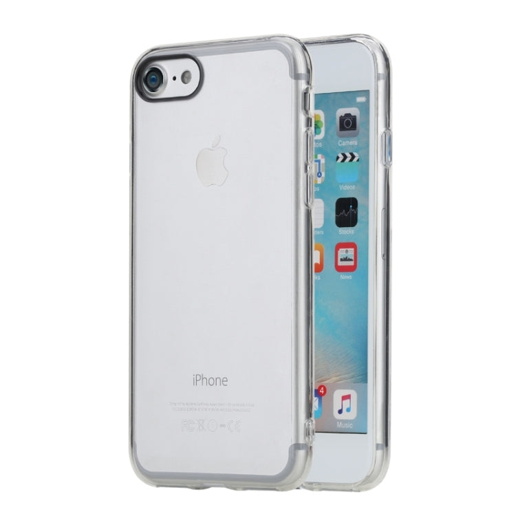 Rock for  iPhone 8 & 7  Pure Series Concise Style Ultrathin Transparent TPU + PC Protective Back Case