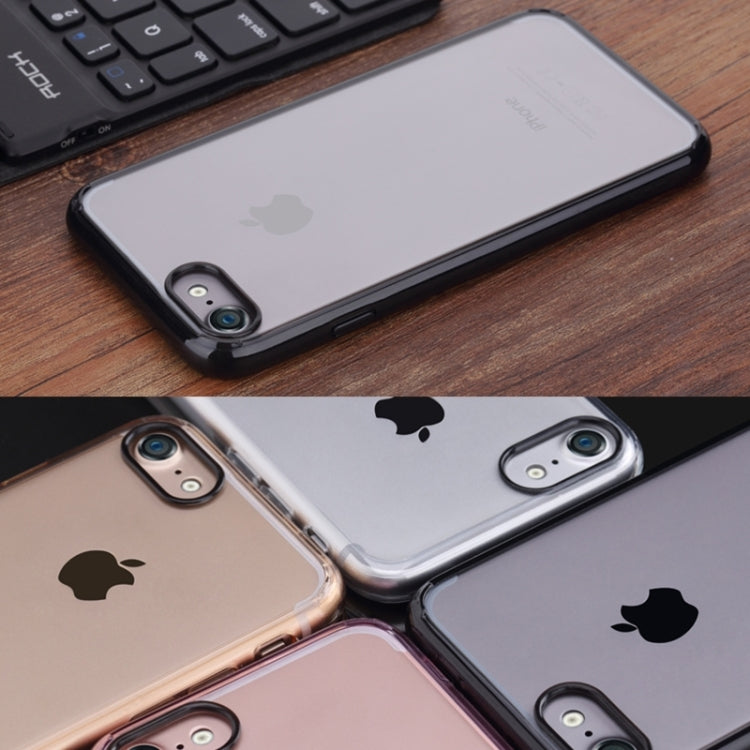 Rock for  iPhone 8 & 7  Pure Series Concise Style Ultrathin Transparent TPU + PC Protective Back Case
