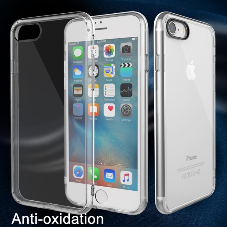 Rock for  iPhone 8 & 7  Pure Series Concise Style Ultrathin Transparent TPU + PC Protective Back Case