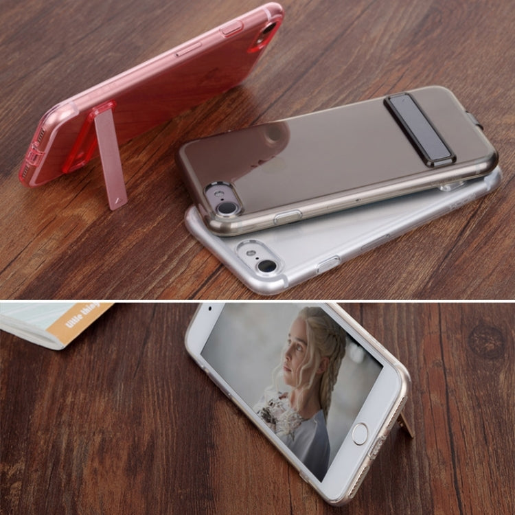 Rock for  iPhone 8 & 7  Transparent Ultrathin Soft TPU Protective Back Case with Holder