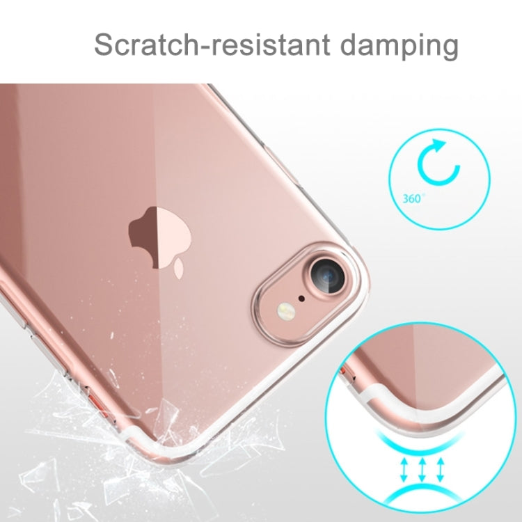Rock for  iPhone 8 & 7  Transparent Ultrathin Soft TPU Protective Back Case with Holder