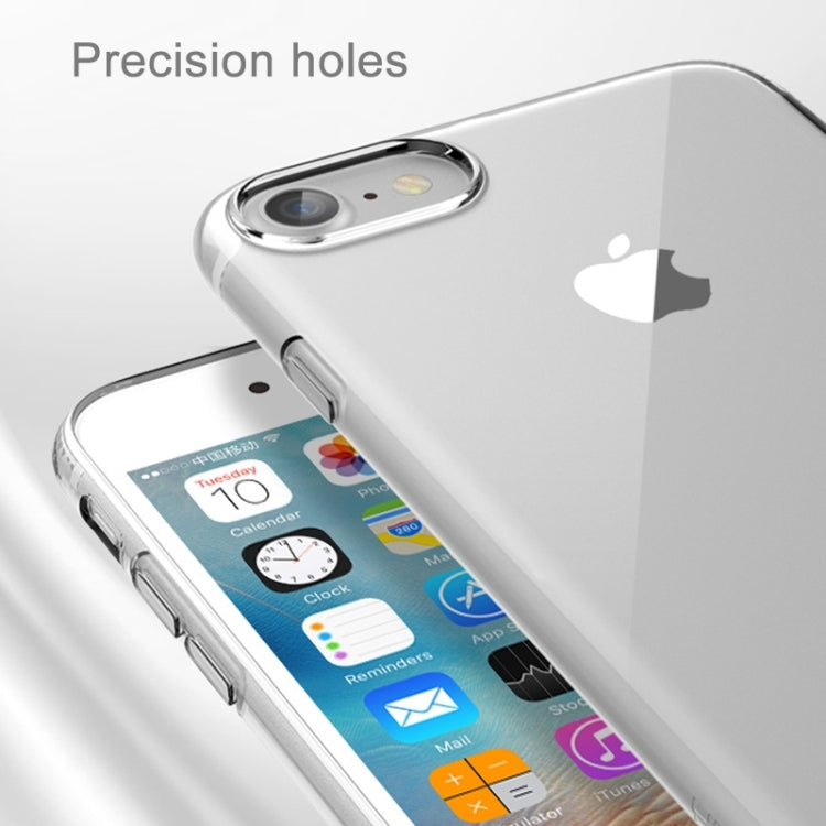 Rock for  iPhone 8 & 7  Transparent Ultrathin Soft TPU Protective Back Case with Holder