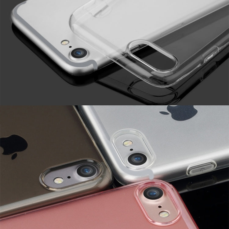 Rock for  iPhone 8 & 7  Transparent Ultrathin Soft TPU Protective Back Case with Holder
