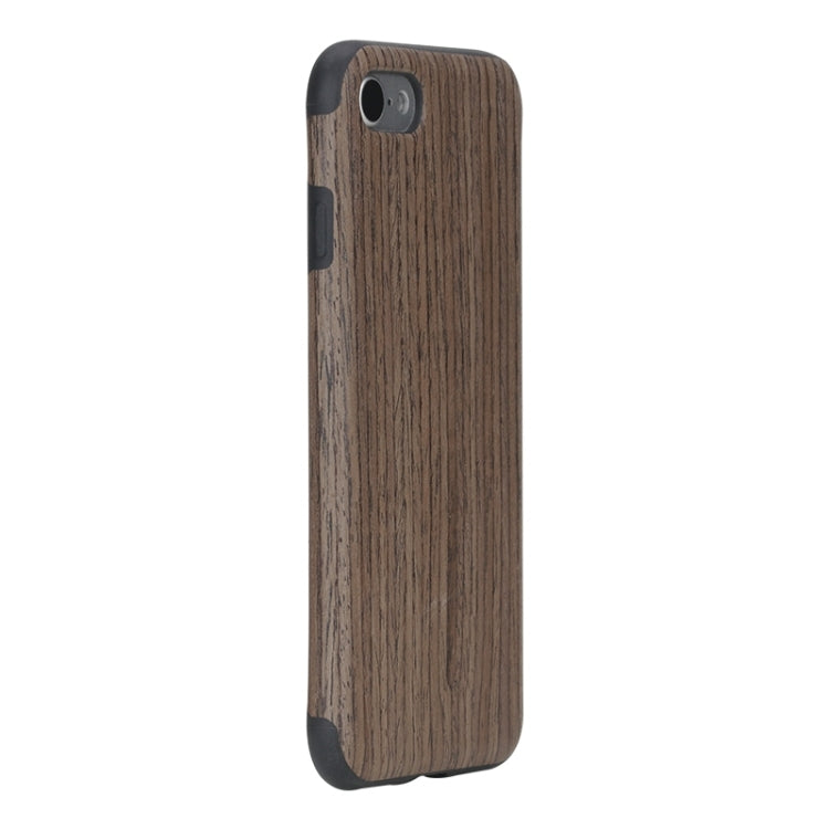 Rock for  iPhone 8 & 7  Natural Series Artistic Wood Grain TPU Protective Back Case
