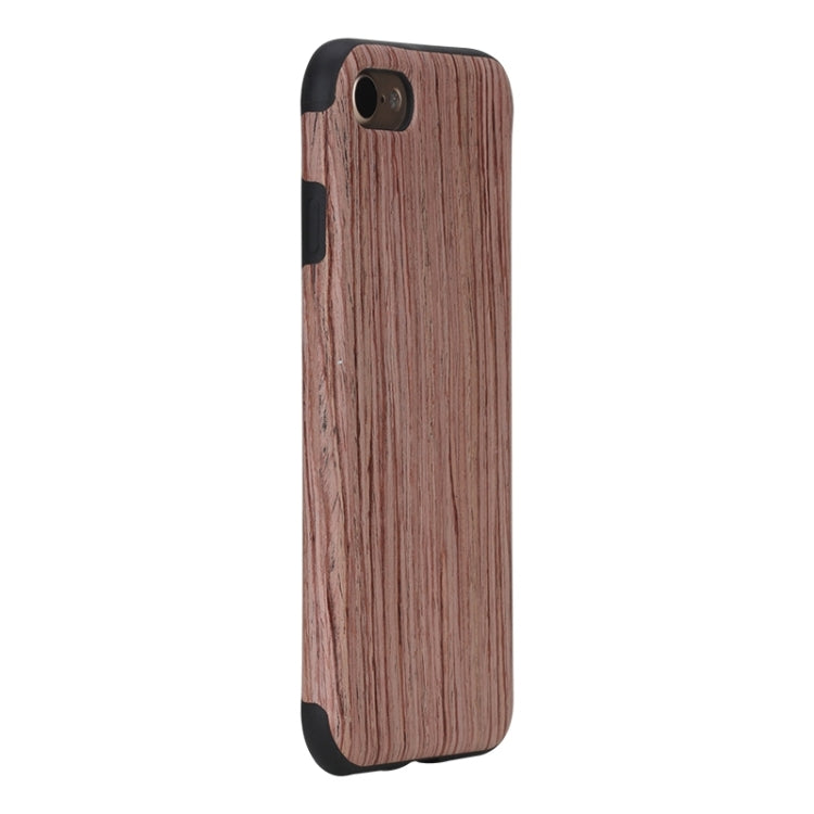 Rock for  iPhone 8 & 7  Natural Series Artistic Wood Grain TPU Protective Back Case