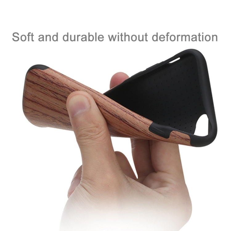Rock for  iPhone 8 & 7  Natural Series Artistic Wood Grain TPU Protective Back Case
