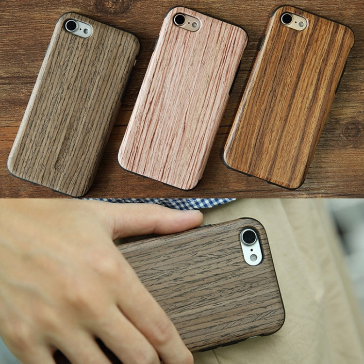 Rock for  iPhone 8 & 7  Natural Series Artistic Wood Grain TPU Protective Back Case
