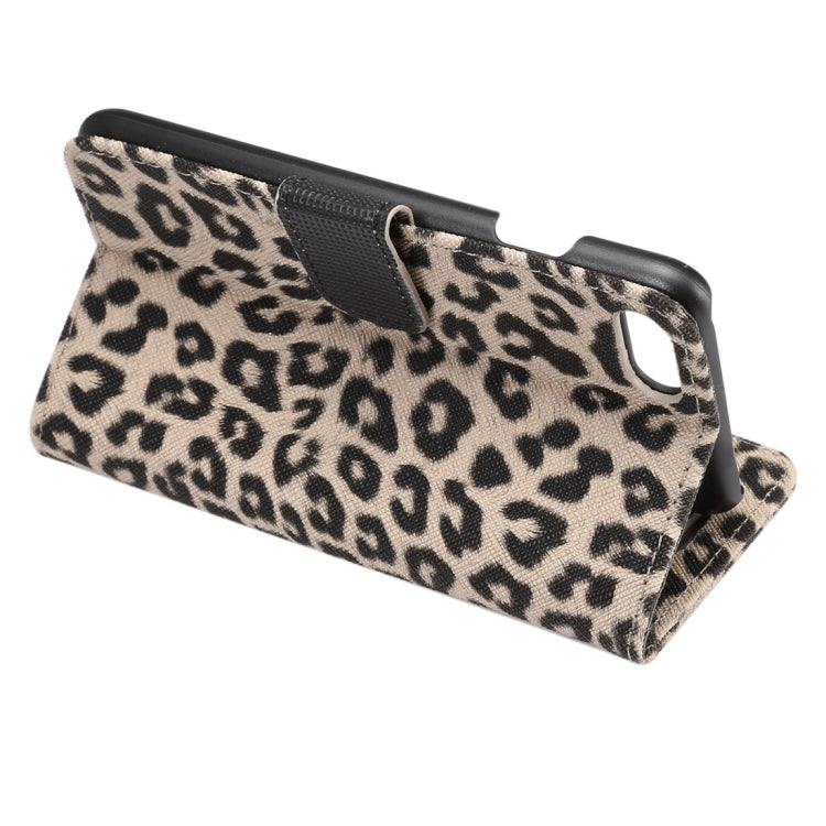 For  iPhone 8 & 7  Leopard Pattern Horizontal Flip Leather Case with Holder & Card Slots & Wallet