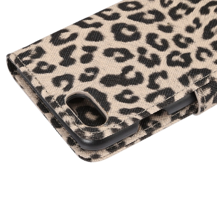 For  iPhone 8 & 7  Leopard Pattern Horizontal Flip Leather Case with Holder & Card Slots & Wallet