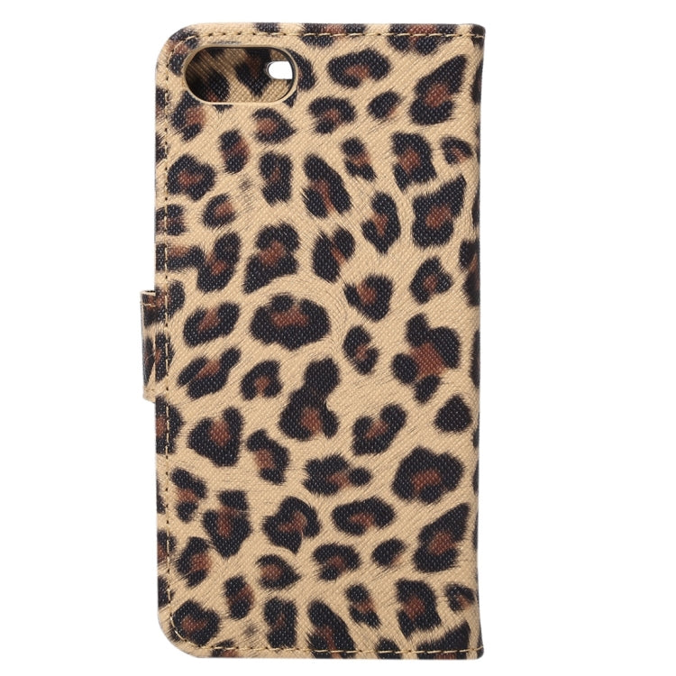 For  iPhone 8 & 7  Leopard Pattern Horizontal Flip Leather Case with Holder & Card Slots & Wallet