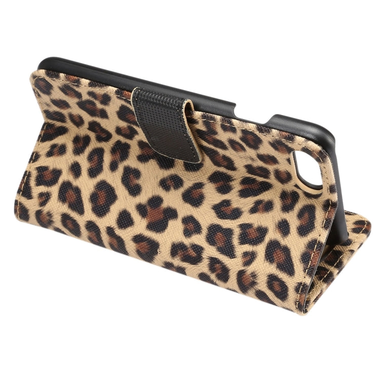 For  iPhone 8 & 7  Leopard Pattern Horizontal Flip Leather Case with Holder & Card Slots & Wallet