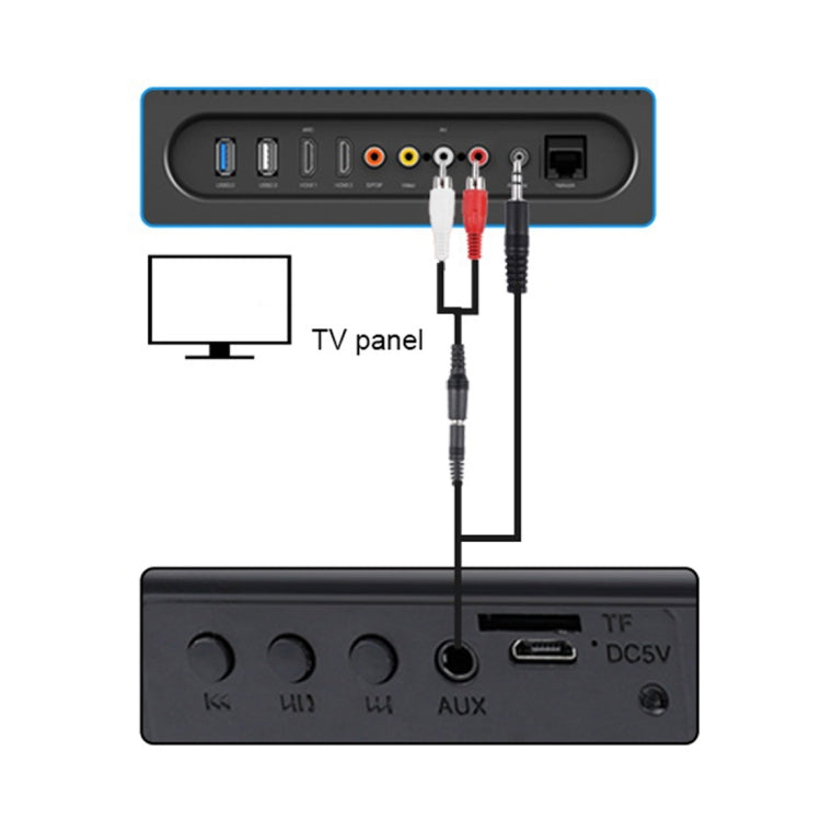 Soundbar LP-08 (CE0152) USB MP3 Player 2.1CH Bluetooth Wireless So