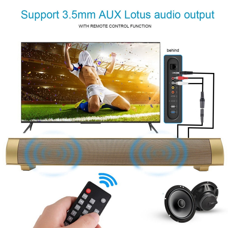 Soundbar LP-08 (CE0152) USB MP3 Player 2.1CH Bluetooth Wireless So
