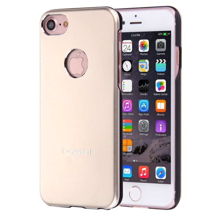 i-Crystal for  iPhone 8 & 7  Metal Protective Back Case