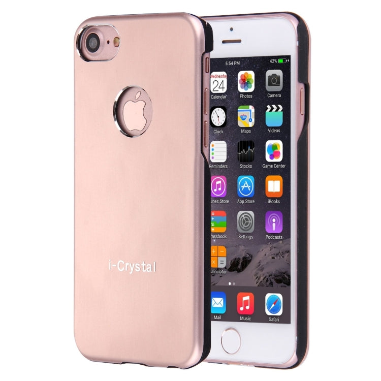i-Crystal for  iPhone 8 & 7  Metal Protective Back Case