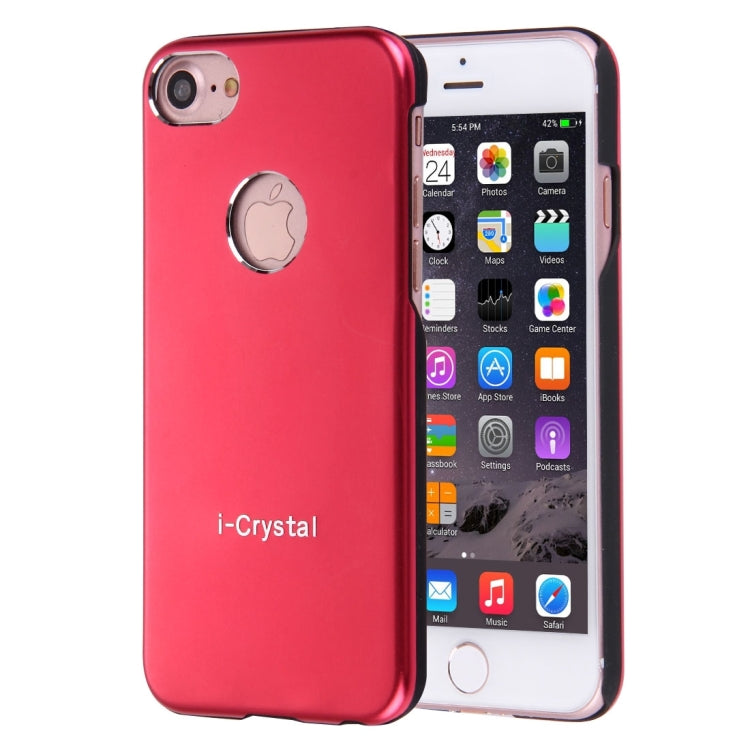 i-Crystal for  iPhone 8 & 7  Metal Protective Back Case