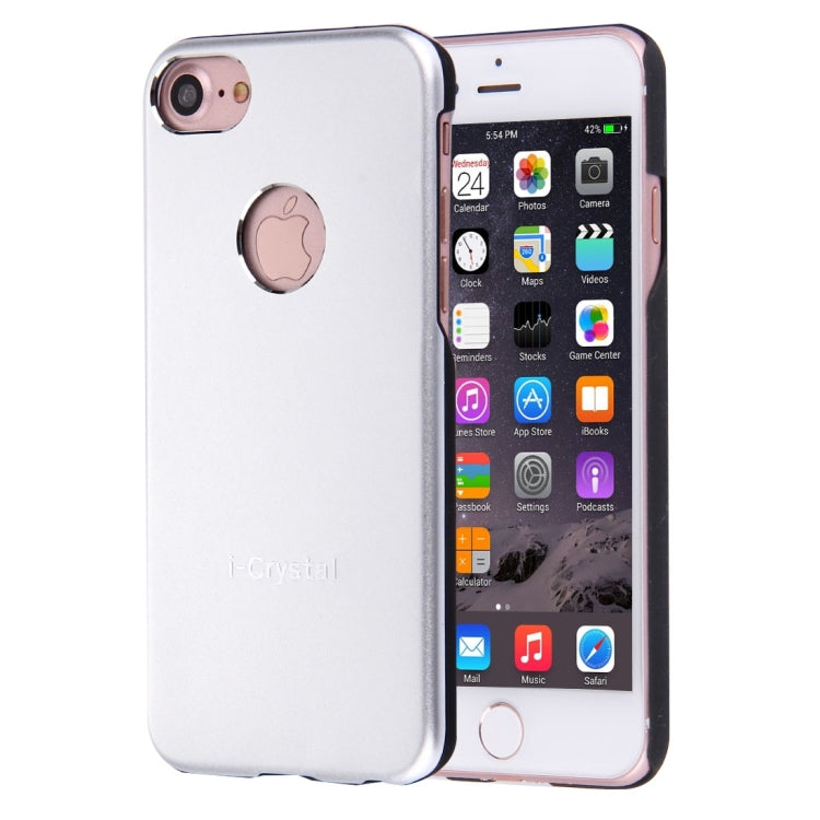 i-Crystal for  iPhone 8 & 7  Metal Protective Back Case