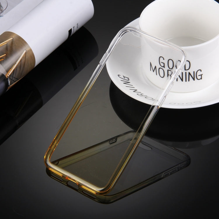 For  iPhone 8 & 7  Stylish Clear Crystal Gradient Color Acrylic + TPU Protective Case Back Cover