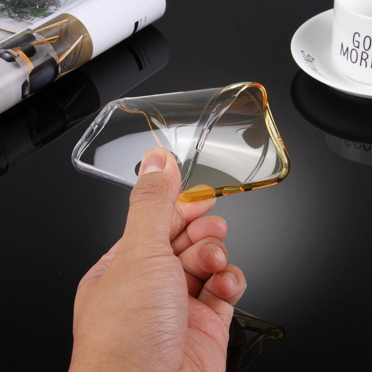 For  iPhone 8 & 7  Stylish Clear Crystal Gradient Color Acrylic + TPU Protective Case Back Cover
