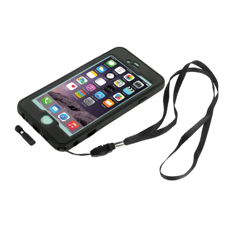 For  iPhone 8 & 7  Professional and Powerful Dustproof Shatter-resistant Shockproof Life Waterproof Ultra-thin Protective Case with Lanyard